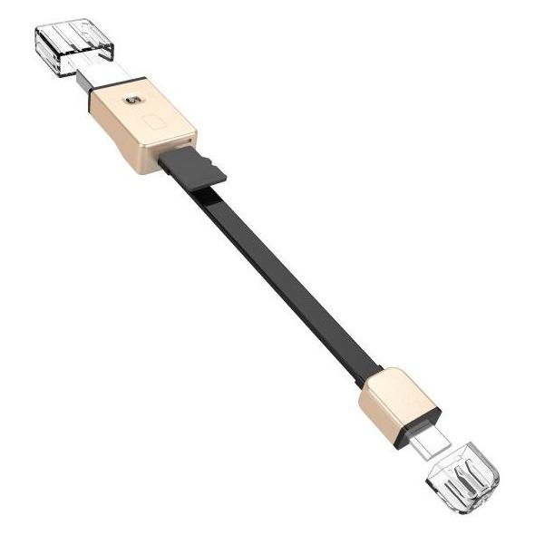 Hoco UPM06 Triple reader micro usb zelts (UPM06G)