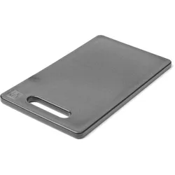 HENDI Schneidbrett mit Griff, Schwarz, 250x150mm