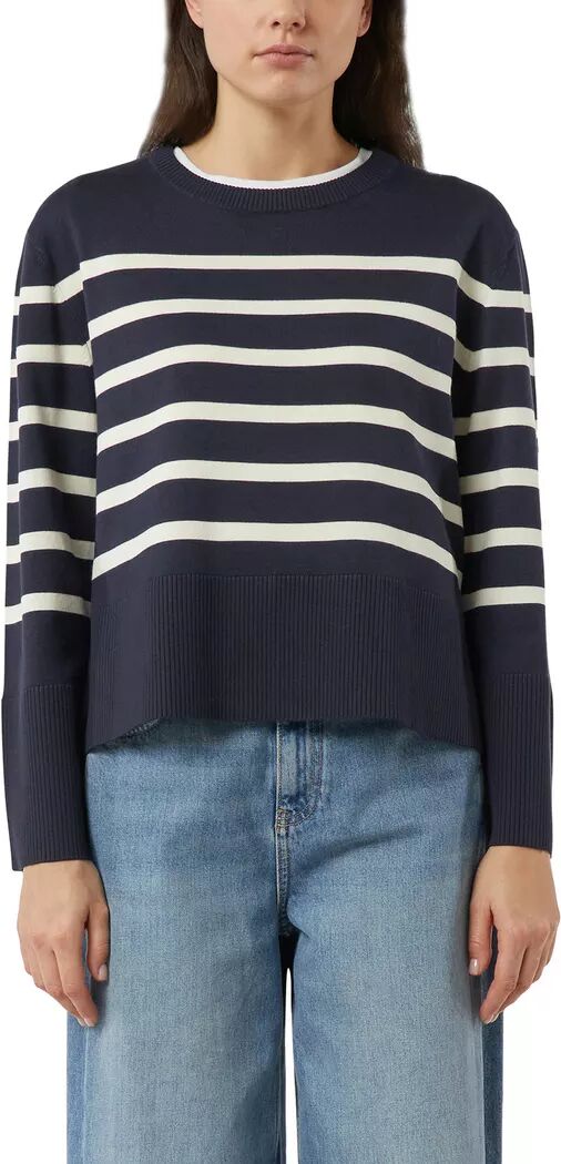 Comma - Strickpullover, für Damen, Blau, Größe 34