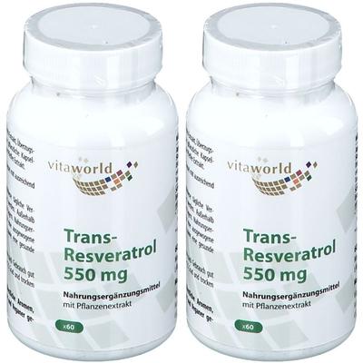 Trans-Resveratrol 550 mg Kapseln 2x 2x60 St