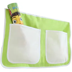 Betttasche "Stofftasche", grün/beige