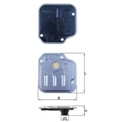 Hydraulikfilter Automatikgetriebe MAHLE HX 244 für Kia Hyundai Cee'd SW Soul I