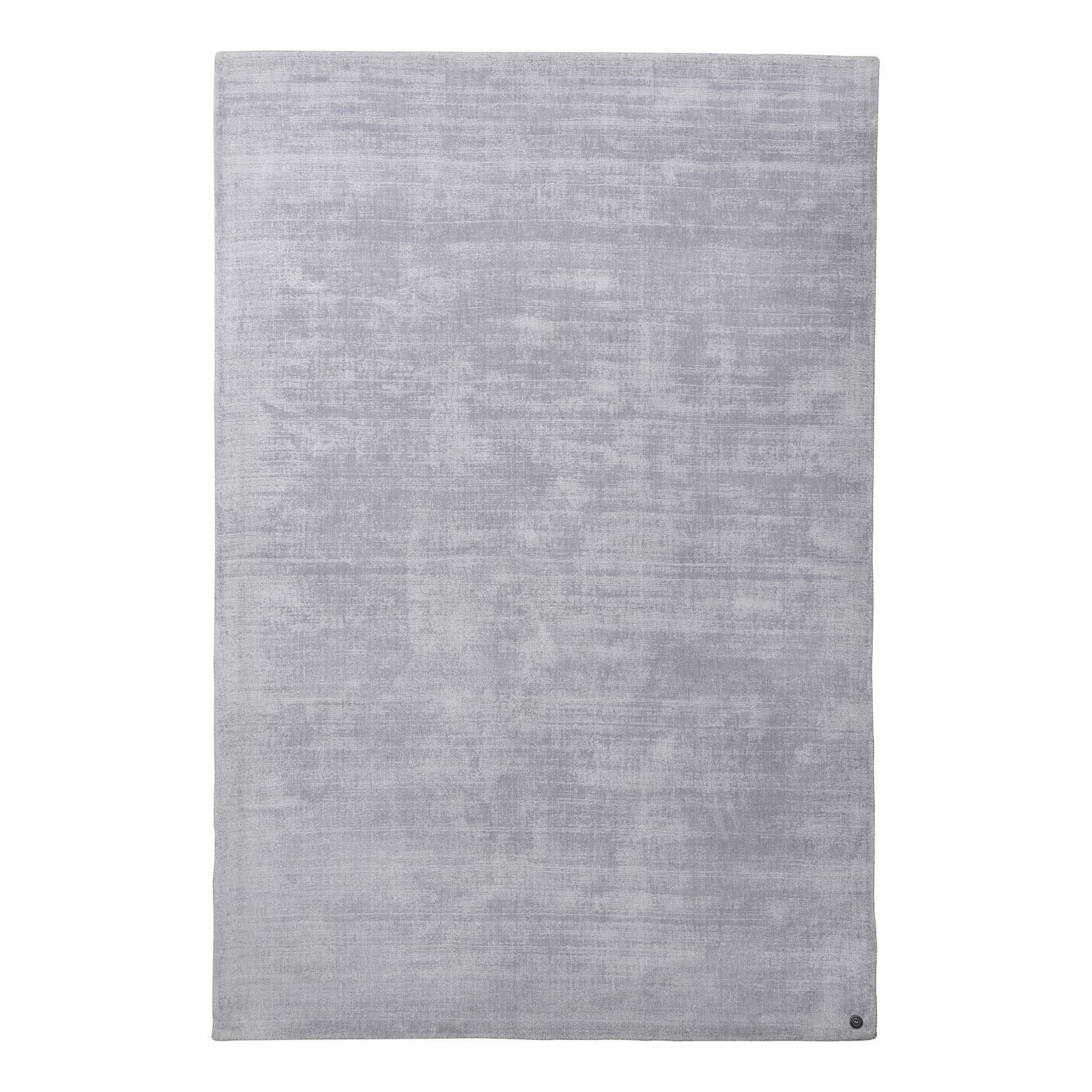 home24 Shine Laagpolig vloerkleed Grijs/zilver 50 x 80 cm van 100% viscose