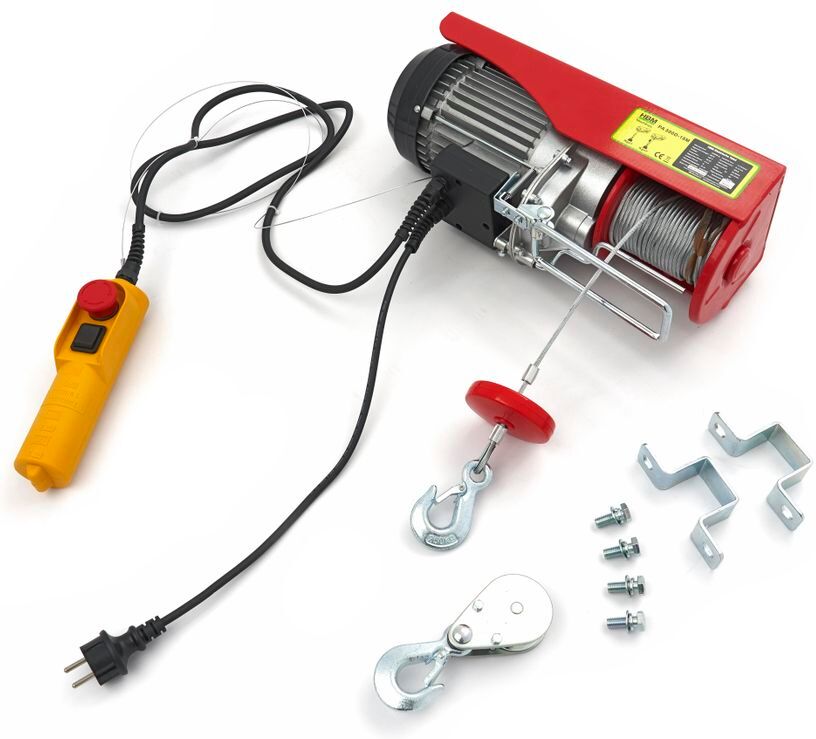 Verricello elettrico HBM da 500 kg 18 metri