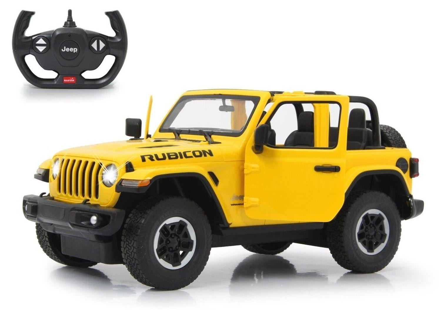 Jamara Germany Jeep Wrangler JL schaalmodel 1:14 geel 2,4 GHz
