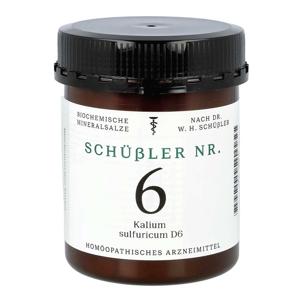 Apofaktur e.K. Schüssler Nummer 6 Kalium sulfuricum D6 Tabletten 10990587
