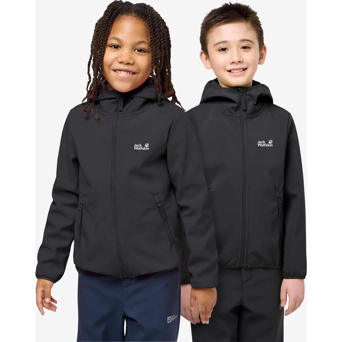Jack Wolfskin Fourwinds Jacket Kids black (6000) 104 A61854_6000_K06