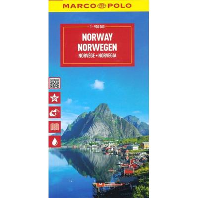 Norvegia 1:900.000, Karte von , Marco Polo