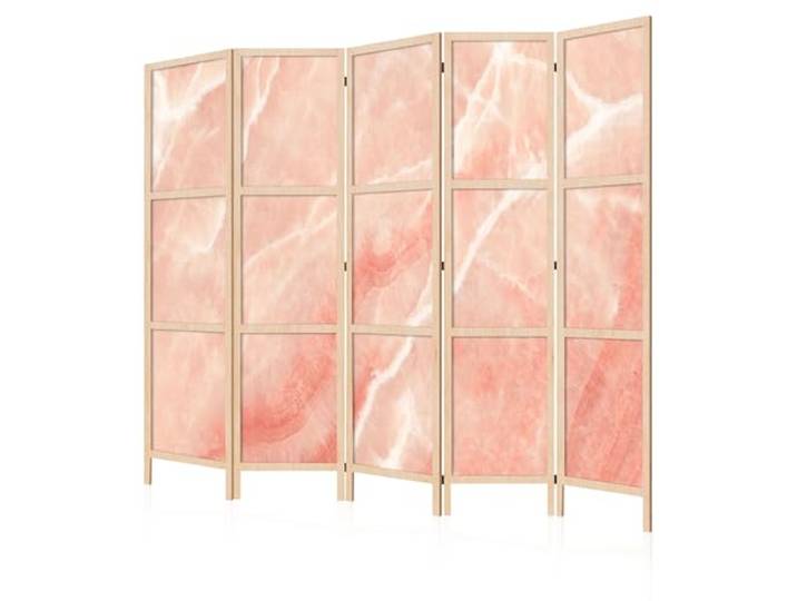 LUMASOUL Japanische Trennwand Paravent Raumteiler 225x172 cm Steinoptik 5 teilig Dekorativ, Shoji-Stil, faltbar, freistehend, als Sichtschutz für Wohnräume