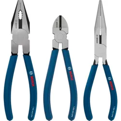 Bosch Zangen, tauchbeschichtete, rutschfeste Griffe, 3-teilges Set - 1600A03DN3