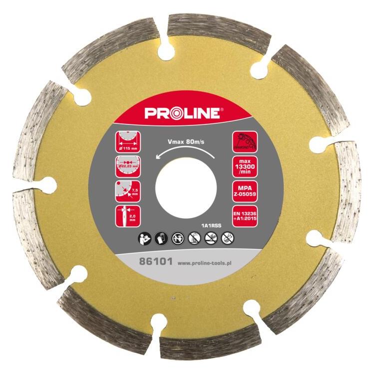 Proline Pro-Line SEGMENTIERTE DIAMANTKLINGE (BUD.MAT)115*2,0*7,5*22,23 (86101)