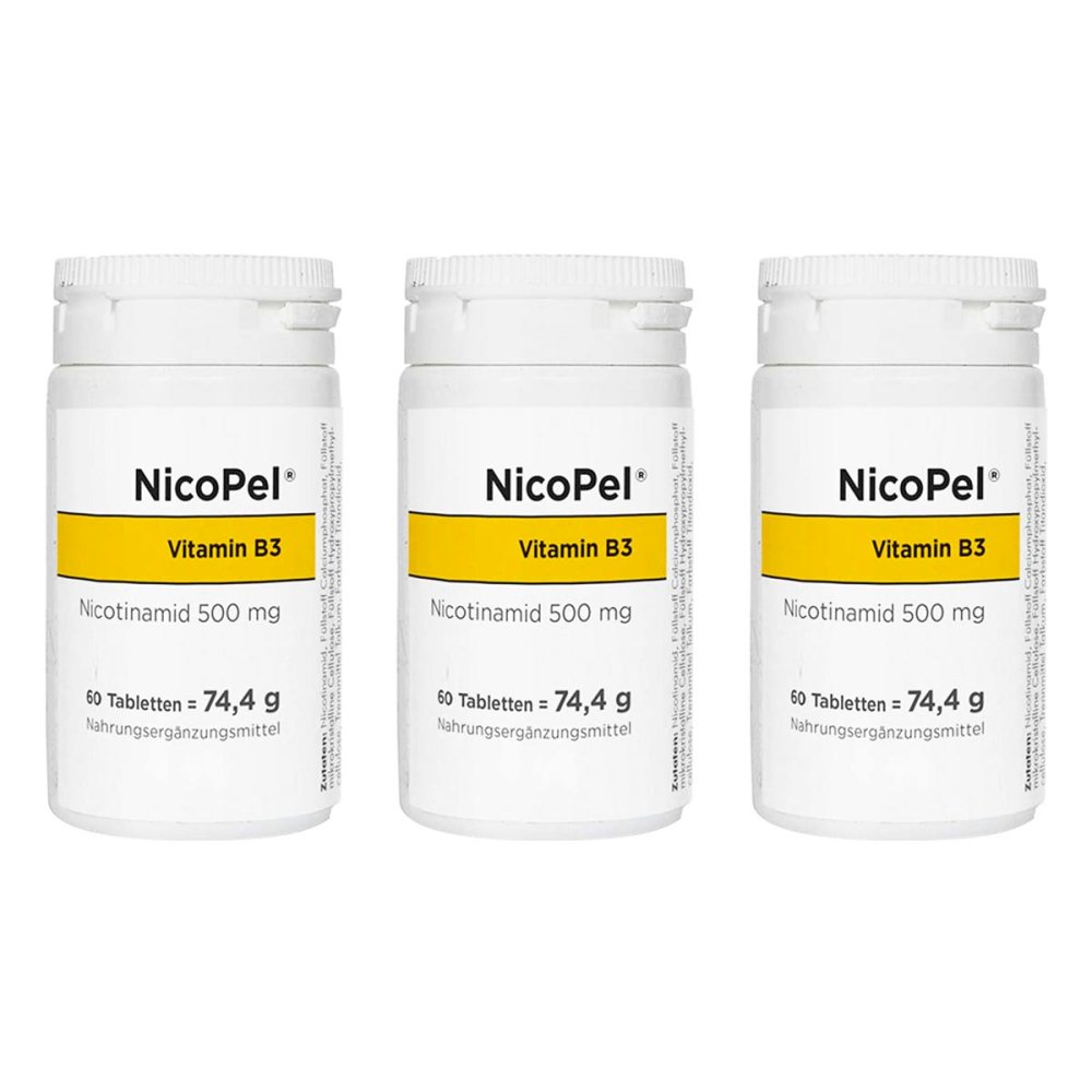 Derma Enzinger GmbH Nicopel Nicotinamid 500 mg Kapseln 08106220