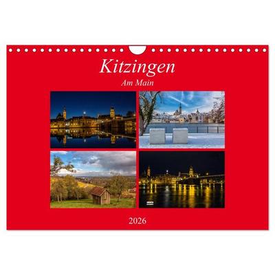 Kitzingen am Main (Wandkalender 2026 DIN A4 quer), CALVENDO Monatskalender