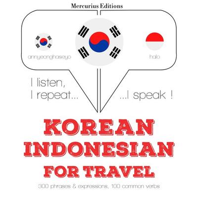 Travel words and phrases in Indonesian - JM Gardner, Audio, 9782821139244