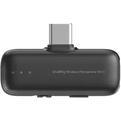 SmallRig S70-C1 Wireless Microphone with USB-C Adapter for Phones (Black) 5718, Mikrofon