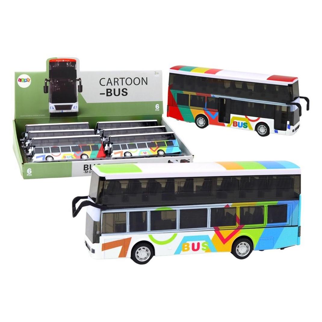 Lean Toys Doppeldeckerbus mit Licht- und Sound-MIX-Antrieb (44873839)