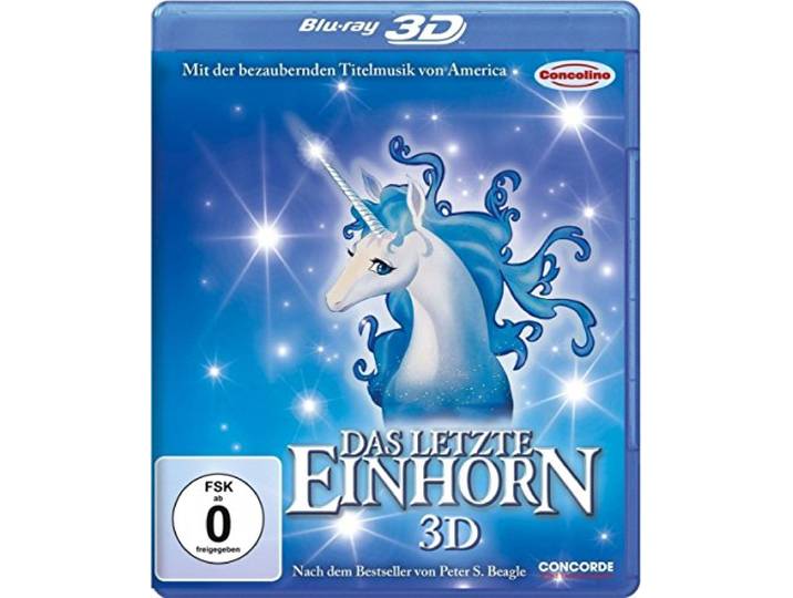 Das Letzte Einhorn, Blu-Ray 3D + 2D