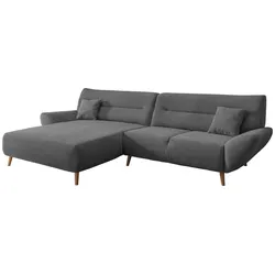 Wohnlandschaft Drago Anthrazit Chenille
