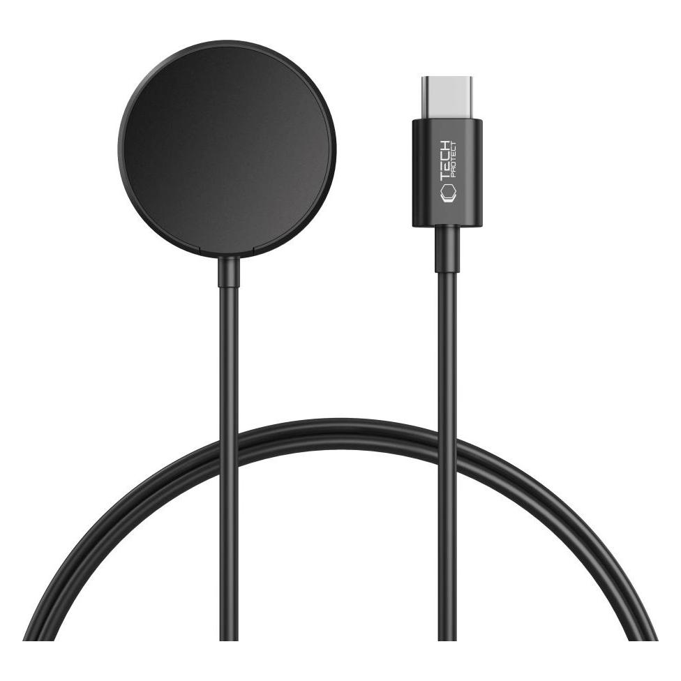 Tech-Protect MC03 UltraBoost Inductive Charger for Samsung Galaxy Watch USB-C 100cm - Black (27594-0)