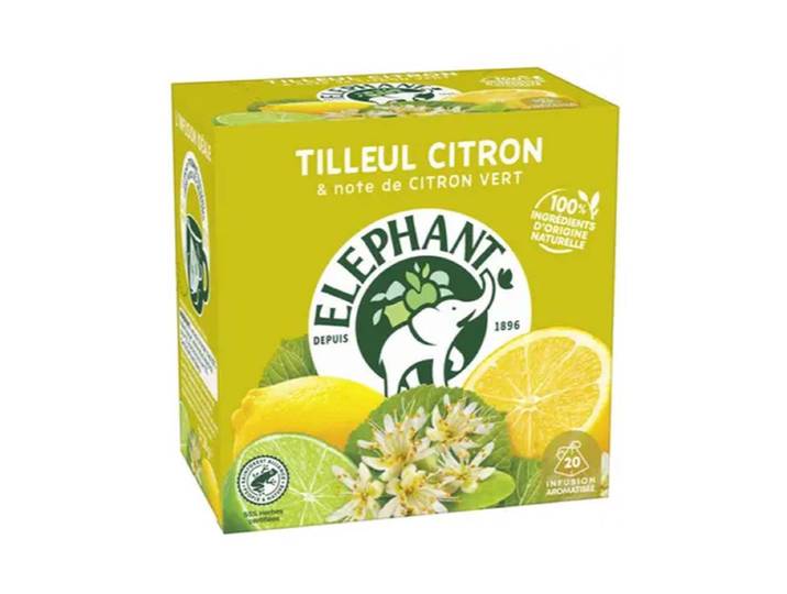ELEPHANT Infusion Gingembre citron Bio 20 sachets