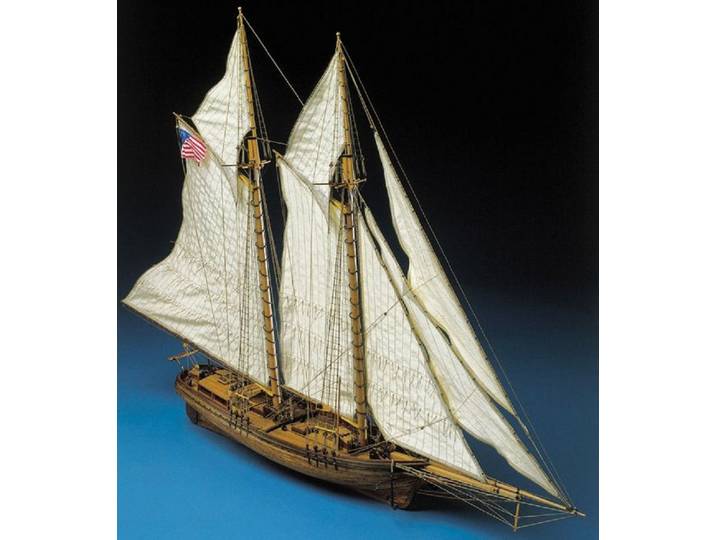 COREL Modellbausatz Flying Fish Baukasten 1:50 - Historisches Schiffsmodell für Modellbaue