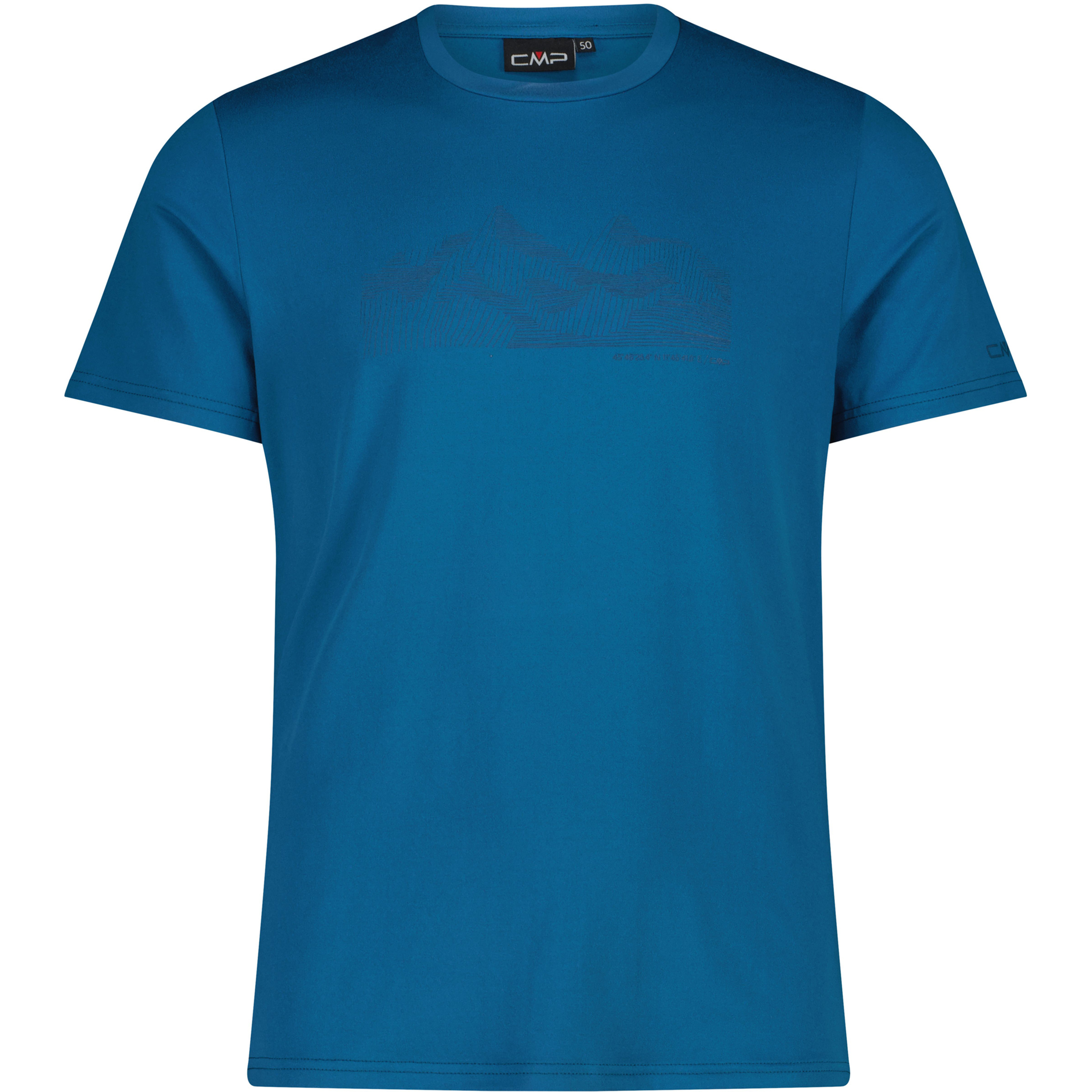 CMP Funktions Herren T-Shirts blau Größe XL Trekking Elastisch