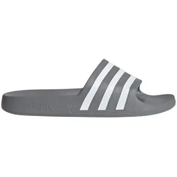 Adidas Unisex Adilette Aqua - 39 - Grey Three / Feather White / Grey Three
