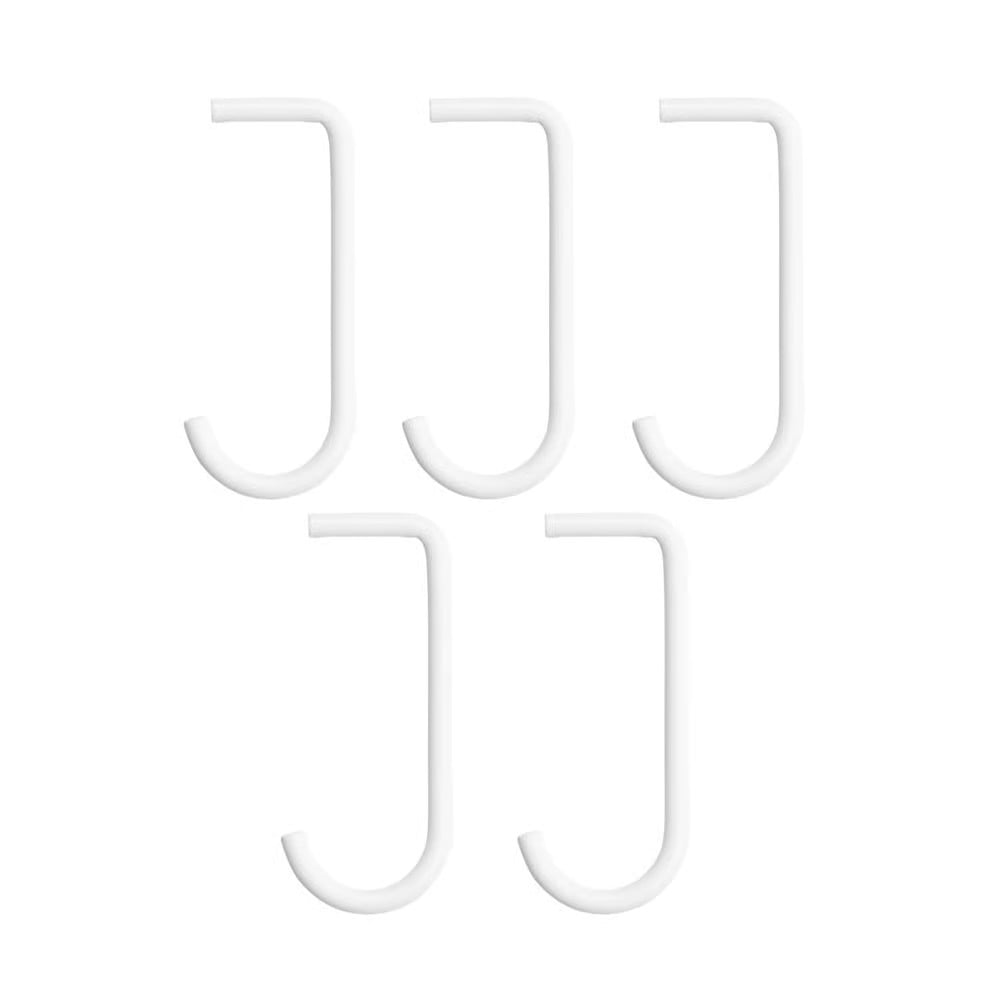 String J-haak 5-pack Wit