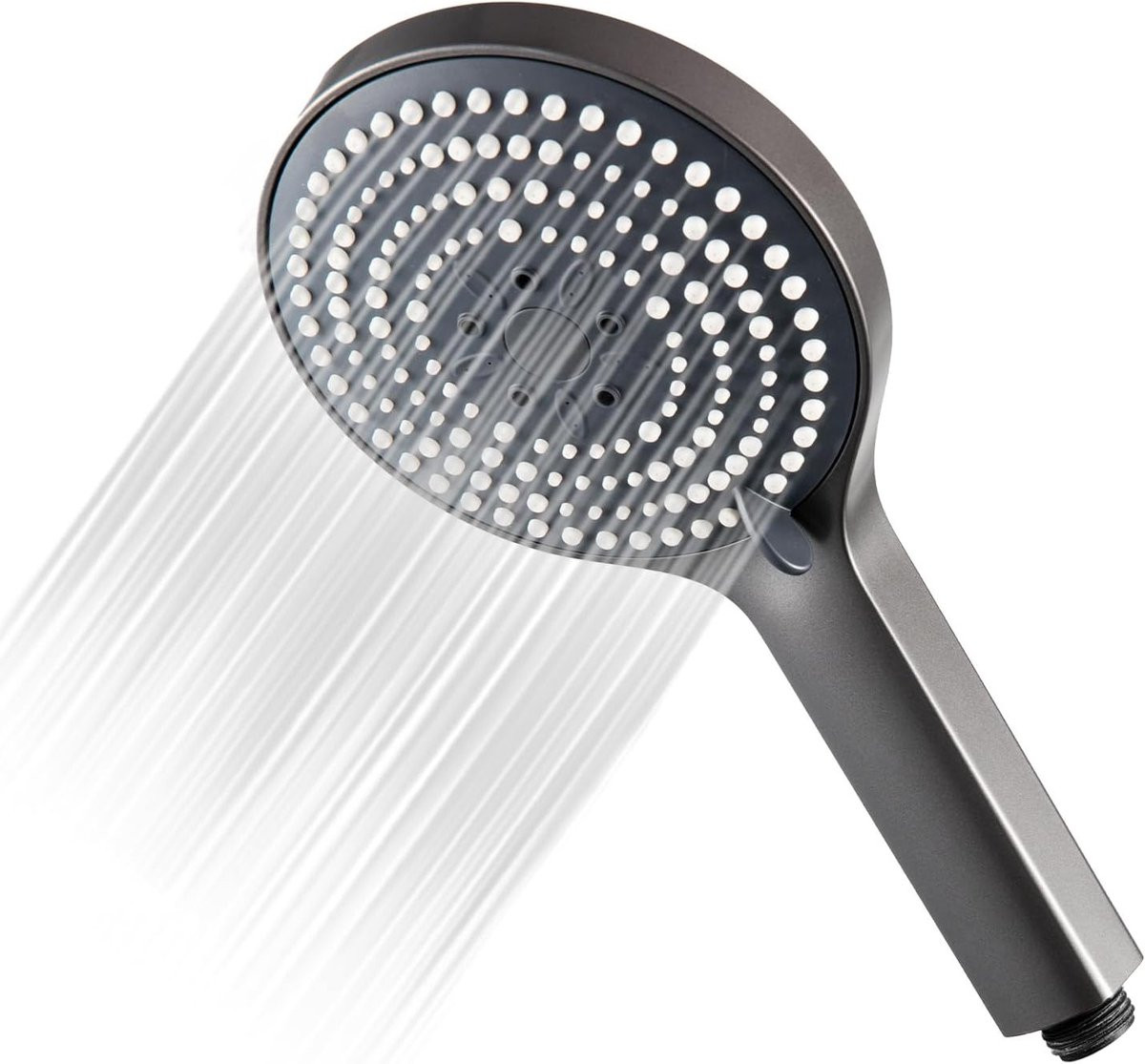 OFFO Handdouche met 6 massagestanden en waterbesparende functie, Goudkleur, Φ130mm