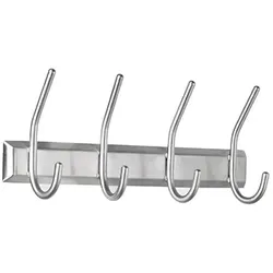 ALCO Wandgarderobe 2841 13x7x31,5cm Metall silber