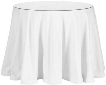 "Essential Tablecloth - Super White Twill, 90"" - Ballard Designs"