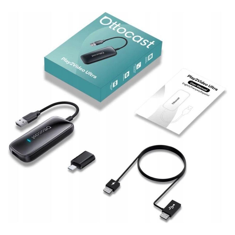 Ottocast Other Computer Accessory Wireless car adapter Play2Video Ultra (CA515-T)