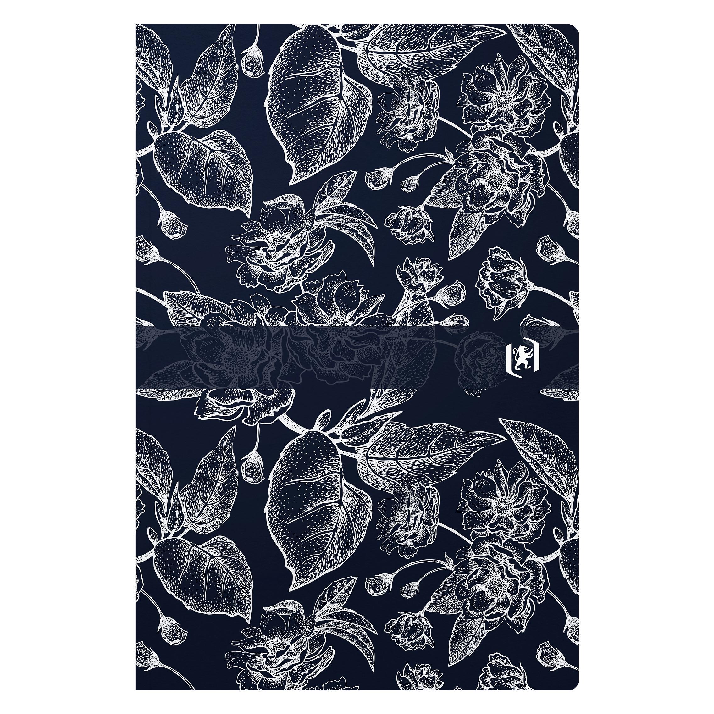 Magni Oxford Notizbuch Romance liniert 80 Blatt DIN B5 4fach sortiert (B5, Liniert, Weicher Einband) (400187855)