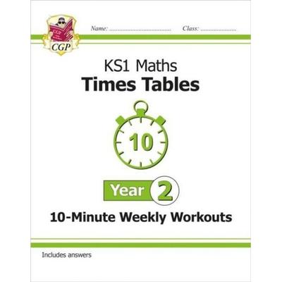KS1 Year 2 Maths Times Tables 10-Minute Weekly Workouts, Taschenbuch von Cgp Books, CGP Books, 978-1-78294-866-7