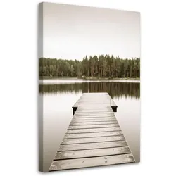 LEINWANDBILD Pier Seewaldblick 70x100cm