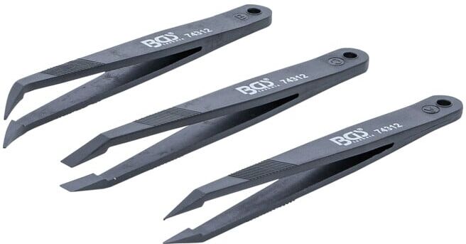 BGS Set de pinces en plastique, 3 pièces ; BGS technic (74312)