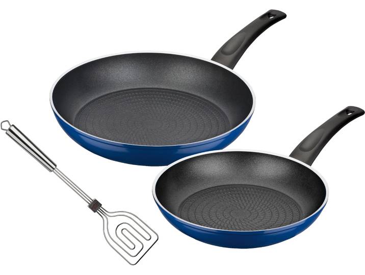 Pfannen-Set GSW Dream Line , blau, Ø:28cm, Pfannen, Pfannen-Set, Induktion