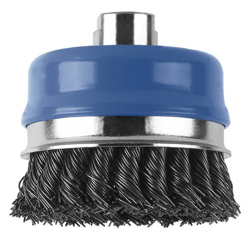 Bosch Accessories Topfbürste für Winkel- und Geradschleifer - Gewellter Draht, vermessingt, 100mm D= 100mm 2609256508 1St.