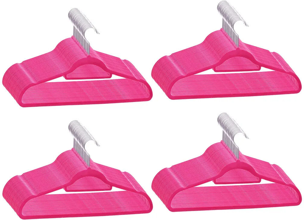 Symple Stuff Siasconset Velvet Standard Hanger Pink 23.5cm H X 44.5cm W
