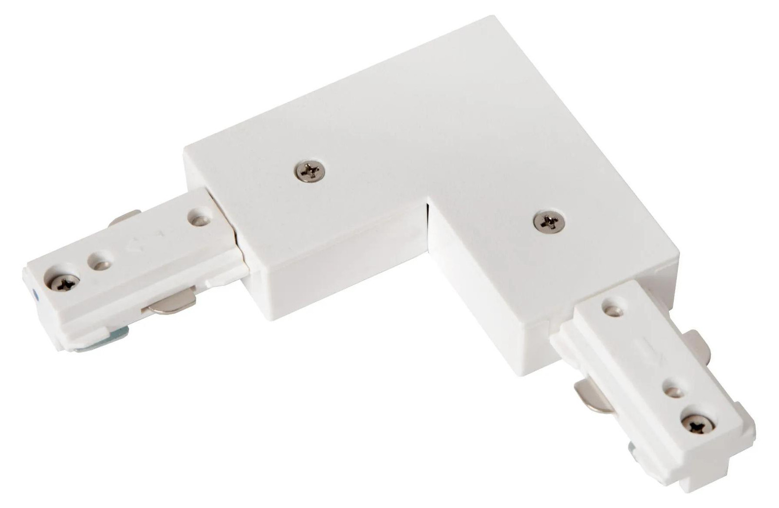 Lucide TRACK L-koppelstuk voor 1-fase railsysteem, links, wit