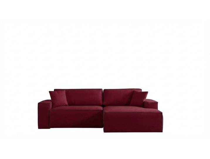 JVmoebel Ecksofa Exklusive weiße Textil-Couch in L-Form für stilvolles Wohnen, Made in Europa