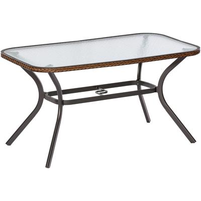 Gartentisch MERXX "Ravenna", braun, B:85cm H:74cm T:150cm, Tische, Gartentisch, 85x150 cm