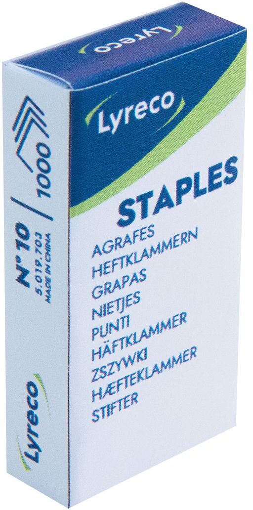 LYRECO Häftklammer NO10 1000/fp