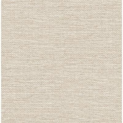 A-Street Prints Malin Wheat Faux Grasscloth Wallpaper