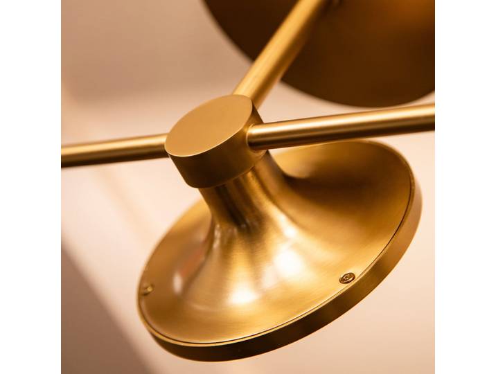 Issa LED-Wandlampe, gold, 52 cm 3-flg. Metall IP44 - Elstead - Badezimmer - Aluminium - Mehrflammig