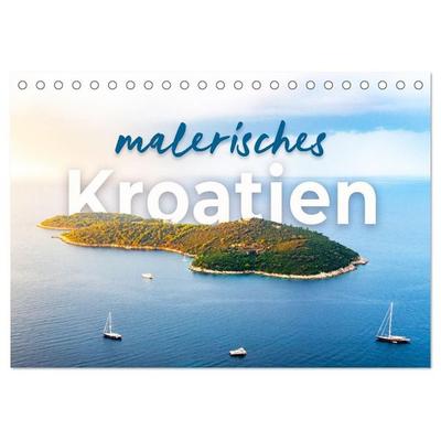 Malerisches Kroatien (Tischkalender 2027 DIN A5 quer), CALVENDO Monatskalender