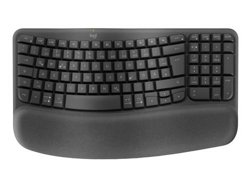 Logitech Ergo Series - Tastatur - kabellos - 2.4GHz, Bluetooth LE