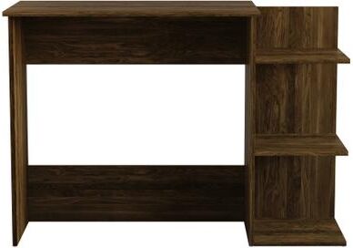 Craft Porch CraftPorch Classic 43 Inch Writing Desk with 3- Open Shelf