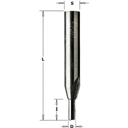 CMT, Fräser, 174.030.11 3 mm Nutenfräser mit HM-Schaft auch an der Unterseite 8 mm