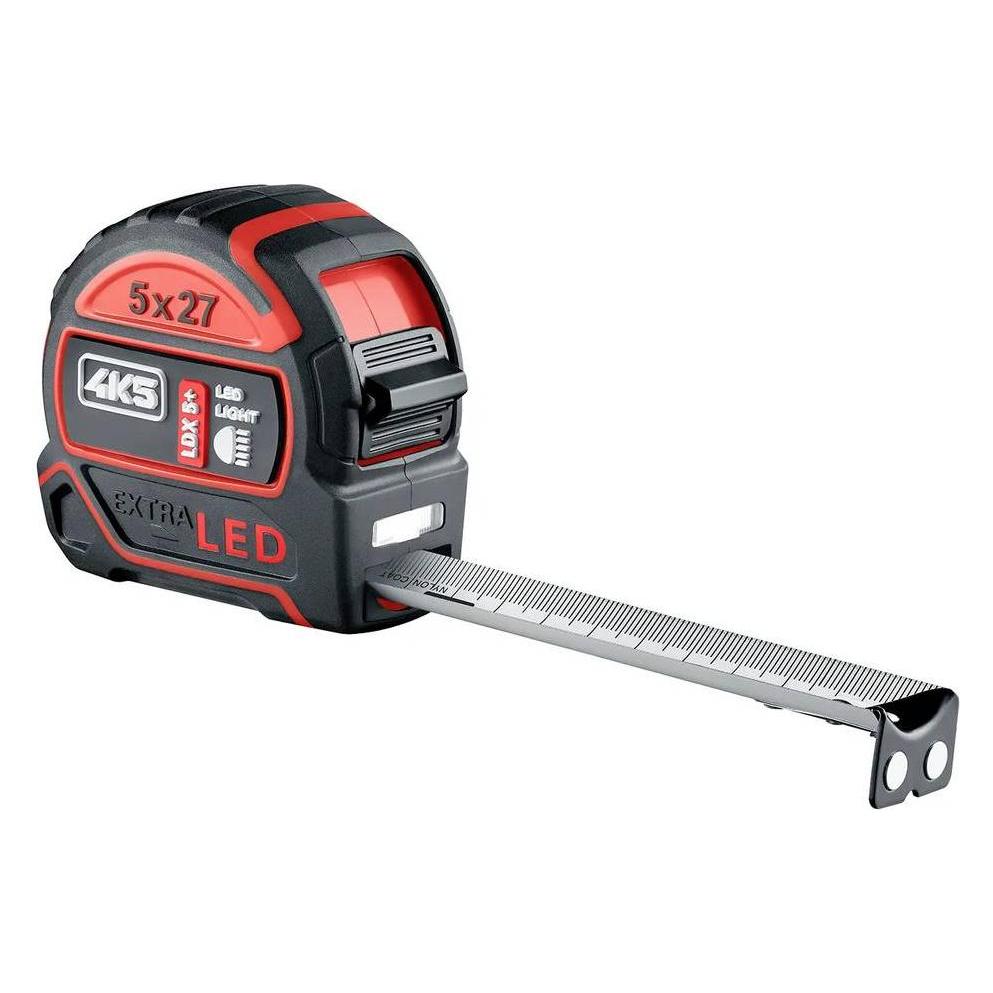 4K5 Tools LDX 5+ 606.110-5 Massband integrierte LED-Leuchte 5 m Stahl, ABS (5 m) (606.110-5)